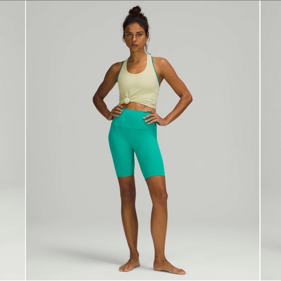 lululemon Align Short 8" Maldives Green Size 2 - Picture 2 of 8